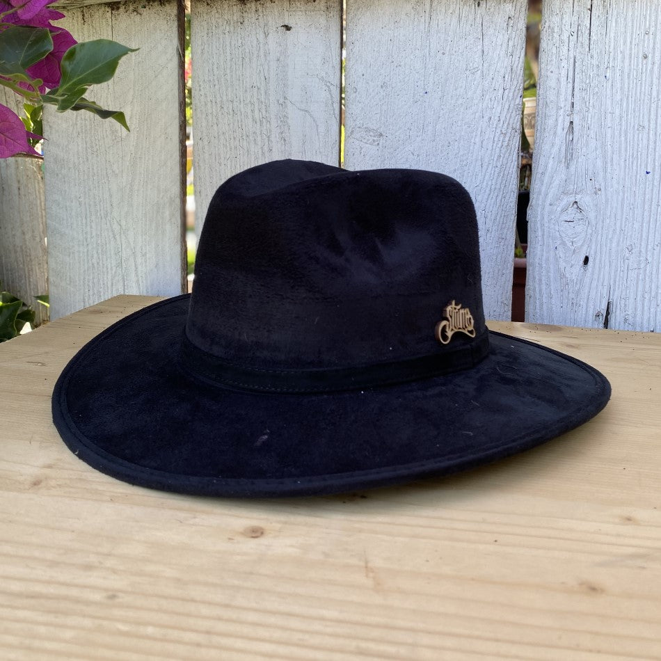 Black Explorer Felt Hat - Sombreros de Fieltro - Sombreros para Niñas de Fieltro - Sombreros de Fieltro Niña 