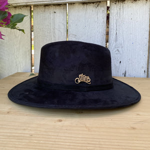 Black Explorer Felt Hat - Sombreros de Fieltro - Sombreros para Niñas de Fieltro - Sombreros de Fieltro Niña 