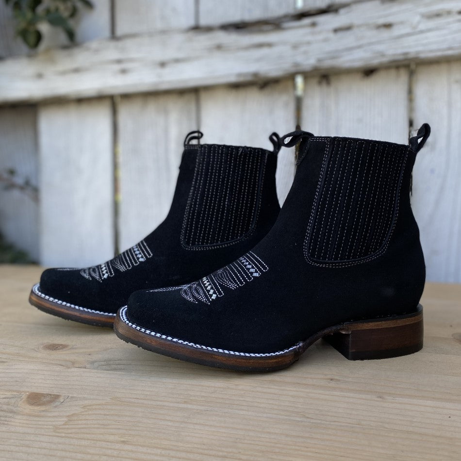 Botines Vaqueros Botas De Gamuza Mujer Botines Alto Dama 312401