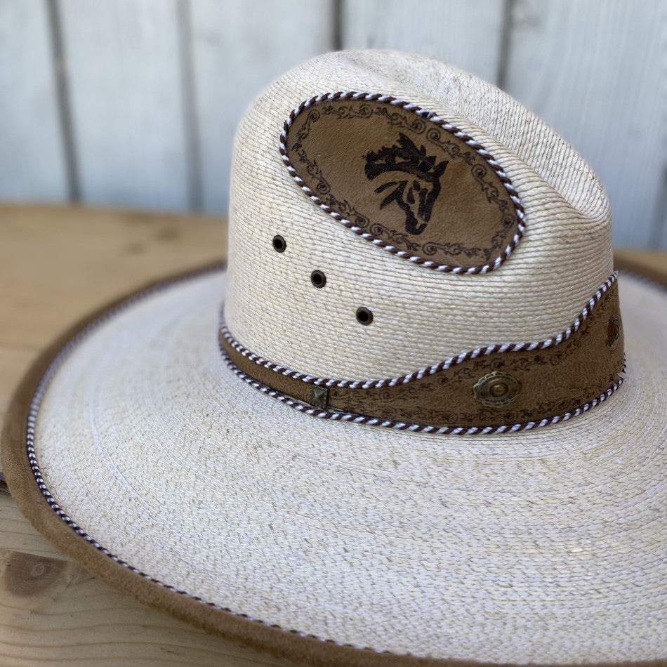 Cassidy Grabado - Cafe - Sombreros Sahuayo - Sombreros Sahuayo para Hombre - Sahuayo - Sahuayo Hats - Sombreros Vaqueros para Hombre - Bota Exotica