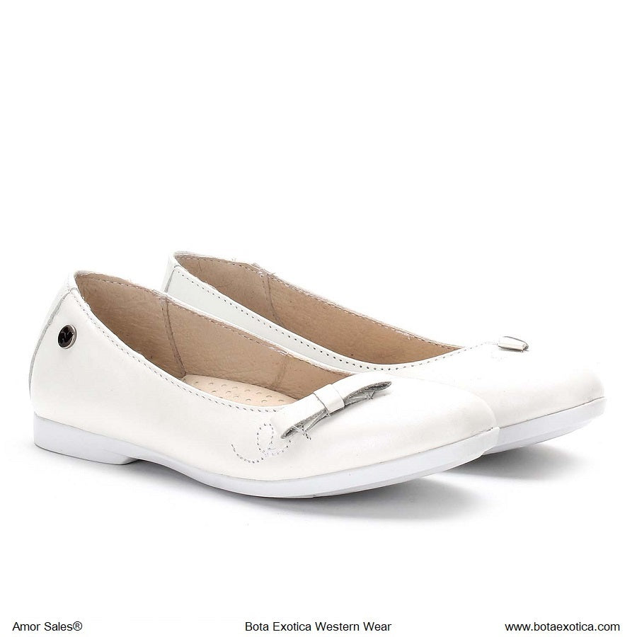 DG8556 White - Zapatos para Ninas