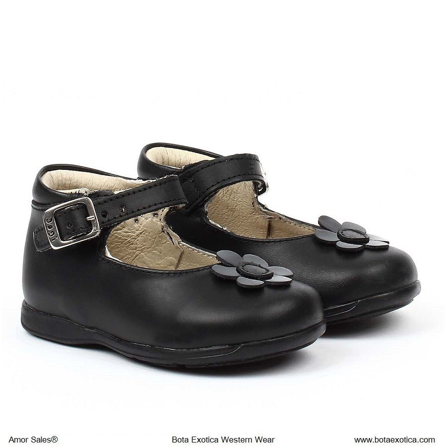DG8707 Black - Zapatos para Ninas