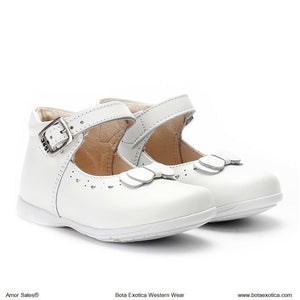 DG8762 White - Zapatos para Ninas