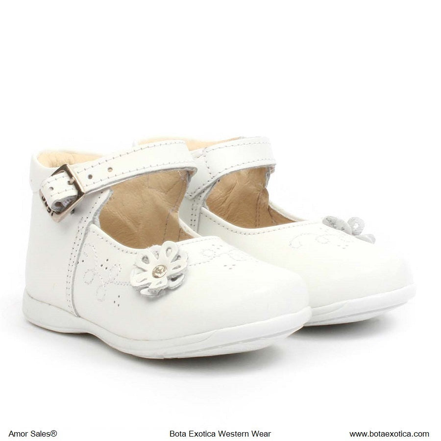 DG8765 White - Zapatos para Ninas