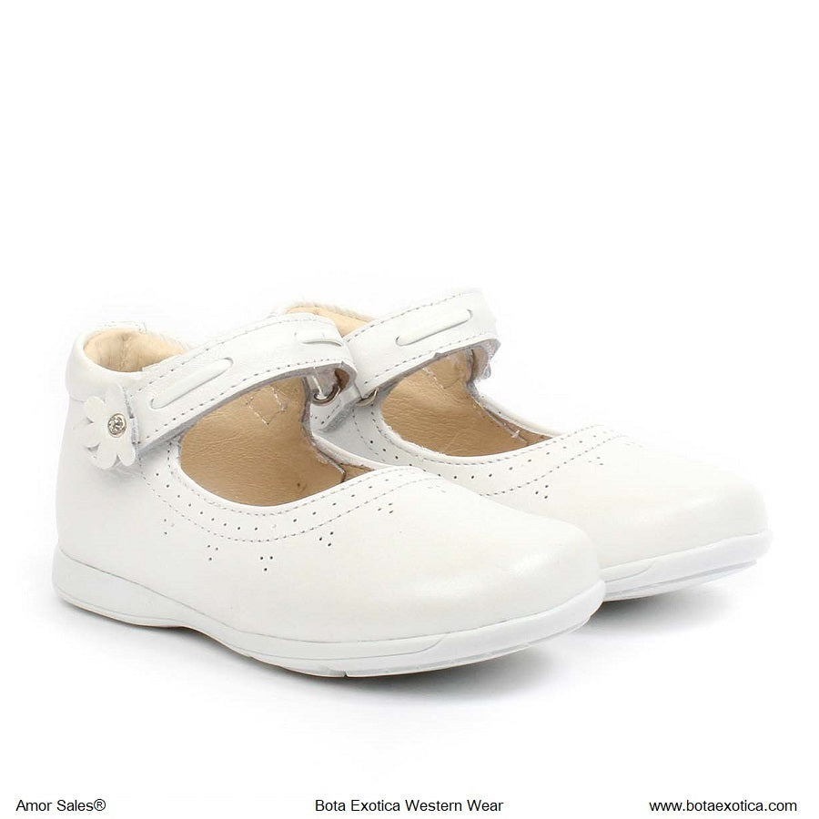 DG8775 White - Zapatos para Ninas