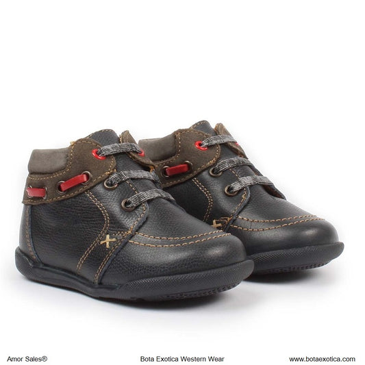 PA-1702 Negro - Zapatos Casuales Comodos para Hombres
