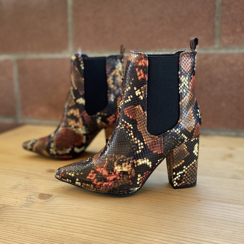 Womens Boots Steve Madden Multi Snake Boots Snakeskin Steve Madden