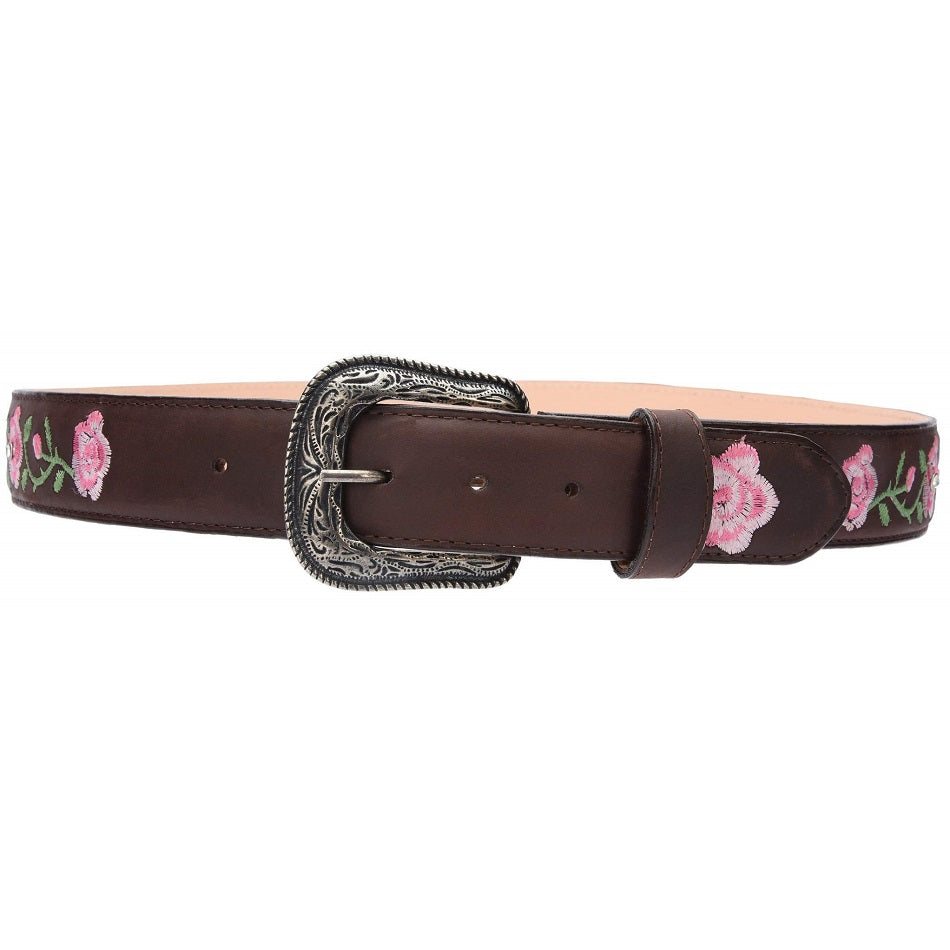 JB-1502 Cafe - Cinturones para Mujer - Cintos - Cinturones Vaqueros para Mujer - Cinturones de Rodeo para Mujer - Cinturones Bordados para Mujer