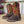 Load image into Gallery viewer, JB-1502 Cafe con Rojo - Botas Vaqueras para Niñas -  Botas para Niñas Vaqueras - Botas para Niñas - Botas de Rodeo Niñas
