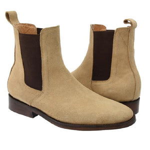 Joe Boots - JB-301- Tan - Casual Boots for Men / Botas Casuales Para Hombre - Exotic boots, western boots, rodeo boots, cowboy boots - botas exoticas, botas vaqueras, botas de rodeo