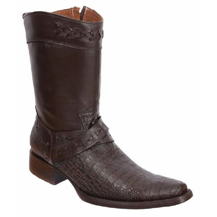 Joe Boots - JB-405 - Brown/Cafe- Exotic Boots for Men / Botas Exoticas Para Hombre - Exotic boots, western boots, rodeo boots, cowboy boots - botas exoticas, botas vaqueras, botas de rodeo