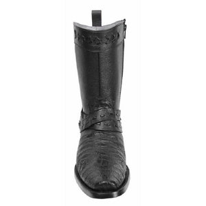 Joe Boots - JB-405 - Black/Negro- Exotic Boots for Men / Botas Exoticas Para Hombre - Exotic boots, western boots, rodeo boots, cowboy boots - botas exoticas, botas vaqueras, botas de rodeo