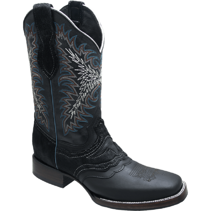 Joe Boots - JB-513 - Negro - Rodeo Boots for Men / Botas de Rodeo Para Hombre : Exotic boots, western boots, rodeo boots, cowboy boots - botas exoticas, botas vaqueras, botas de rodeo