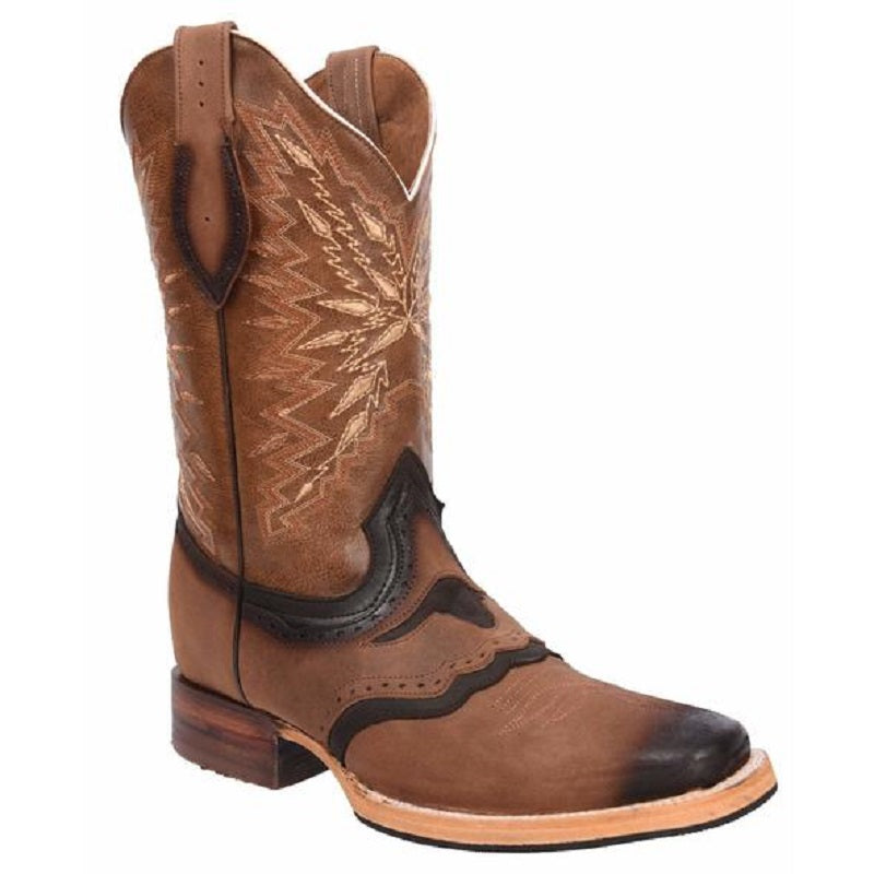 Joe Boots - JB-515 - Brown/Cafe - Rodeo Boots for Men / Botas de Rodeo Para Hombre - Exotic boots, western boots, rodeo boots, cowboy boots - botas exoticas, botas vaqueras, botas de rodeo 