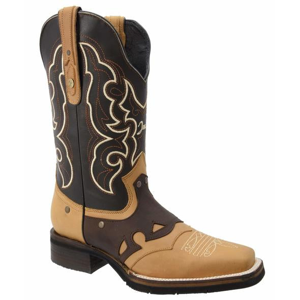 Joe Boots - JB-516 - Honey/Miel - Rodeo Boots for Men / Botas de Rodeo Para Hombre - Exotic boots, western boots, rodeo boots, cowboy boots - botas exoticas, botas vaqueras, botas de rodeo