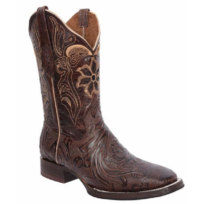 Joe Boots - JB-569 - Cafe/Brown - Exotic Boots for Men / Botas Exoticas Para Hombre - Exotic boots, western boots, rodeo boots, cowboy boots - botas exoticas, botas vaqueras, botas de rodeo