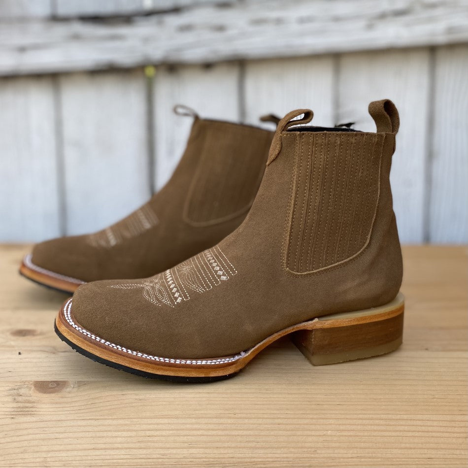 JB-723 Gold Men's Western Ankle Boots Men's Ankle Boots