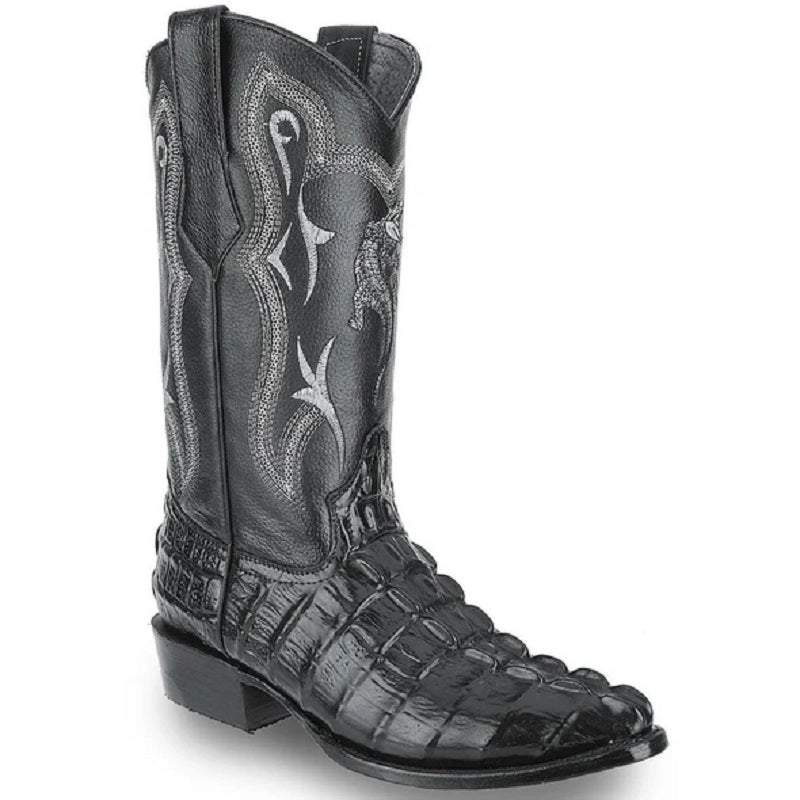 Joe Boots - JB-904 - Black/Negro - Exotic Boots for Men / Botas Exoticas Para Hombre - Exotic boots, western boots, rodeo boots, cowboy boots - botas exoticas, botas vaqueras, botas de rodeo
