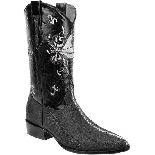 Joe Boots - JB-910 - Black/Negro - Exotic Boots for Men / Botas Exoticas Para Hombre - Exotic boots, western boots, rodeo boots, cowboy boots - botas exoticas, botas vaqueras, botas de rodeo