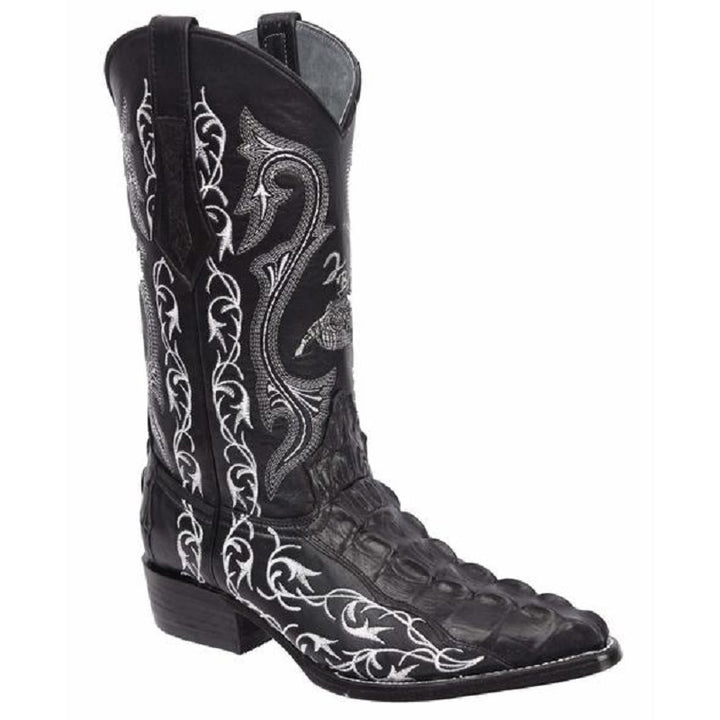 Joe Boots - JB-920 - Black/Negro - Exotic Boots for Men / Botas Exoticas Para Hombre - Exotic boots, western boots, rodeo boots, cowboy boots - botas exoticas, botas vaqueras, botas de rodeo