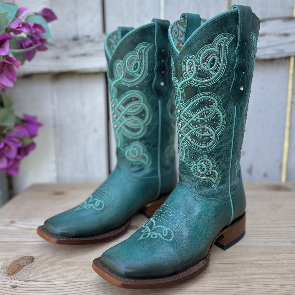 RC-Liz Truquoise - Western Boots for Women - Leather Cowgirl Boots – Bota  Exotica Western Wear - Amor Sales Store