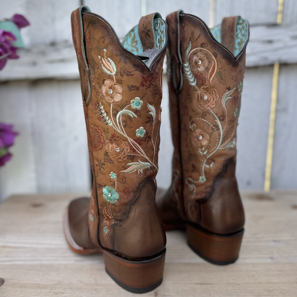 RC-PAC01 Brown - Western Boots for Women