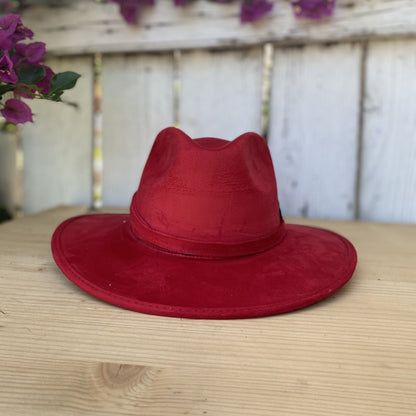 Red Explorer Felt Hat - Sombreros de Fieltro - Sombreros para niña - Sombreross de Fieltro para niña