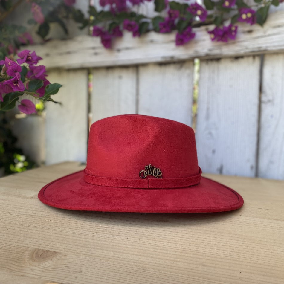 Red Explorer Felt Hat - Sombreros de Fieltro - Sombreros para niña - Sombreross de Fieltro para niña