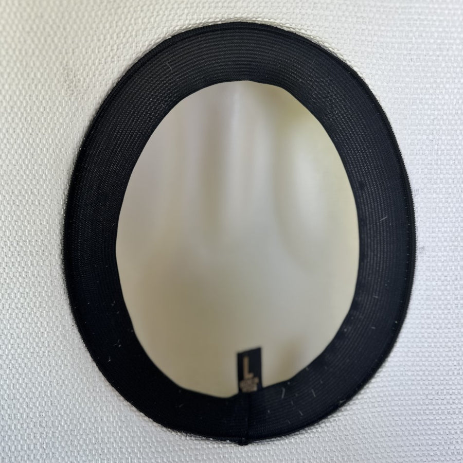 Sombrero Blanco con Negro (Tallas 58-60) - Sombreros Cassidy con Pelo de Res