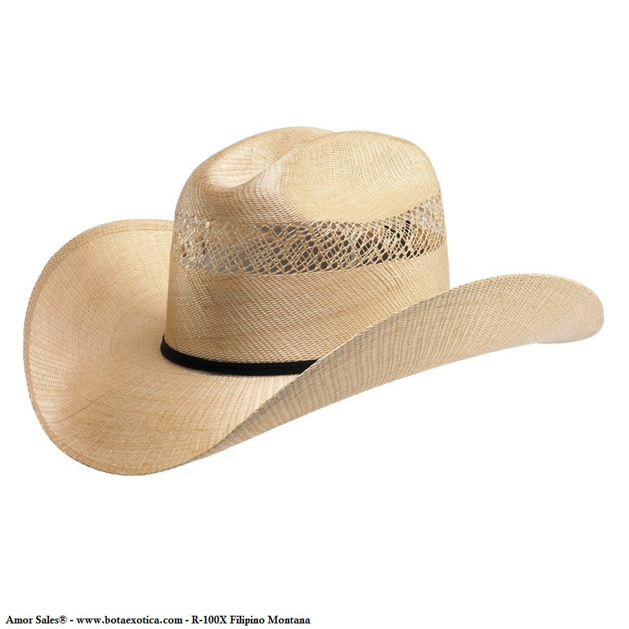 Sombrero Vaquero R-100X Filipino - Sombreros Vaqueros Hombre – Western Wear - Amor Sales Store