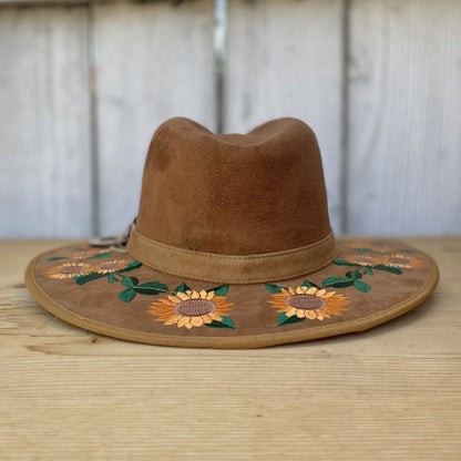 Sombrero de FIeltro para Niña color Tan - Sombrero Mexicano de Fieltro para Niña - Sombrero de FIeltro Tan - Sombreros de Fieltro