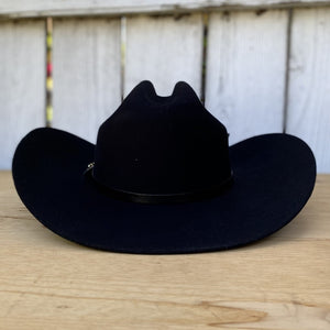 15X Recto Negro Texanas para Hombre Felt Cowboy Hats Men – Bota Exotica Wear - Amor Sales Store
