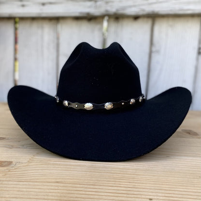 20X Denver Black Tombstone Hats Felt Cowboy Hat